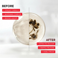 Advanced Stain-Lifting Whitening Mouthwash: Visible Debris Removal & Fresh Breath